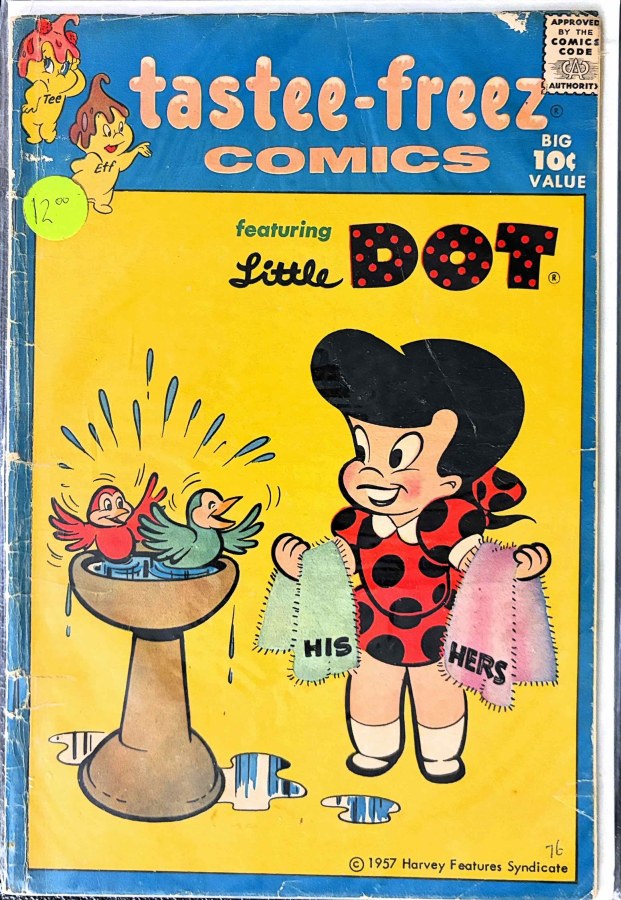 Tastee-Freez Comics #1 Harvey Features Syndicate First Printing cover