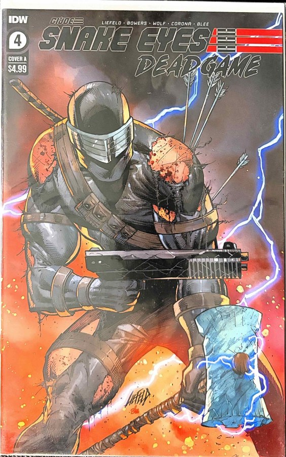 G.I. Joe: Snake Eyes: Deadgame #4 (2020) IDW First Printing cover