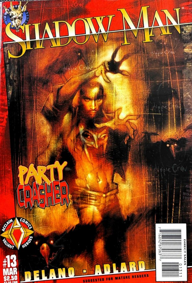 Shadow Man #13 (1998) Acclaim Comics First Printing cover