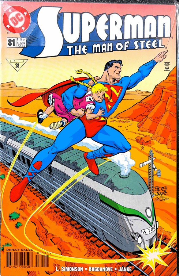 Superman: The Man of Steel #81 (1998) DC First Printing cover