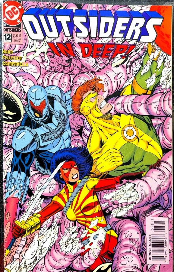 Outsiders #12 (1994) DC First Printing cover