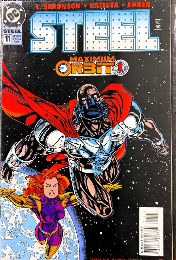 Steel #11 (1995) DC First Printing cover