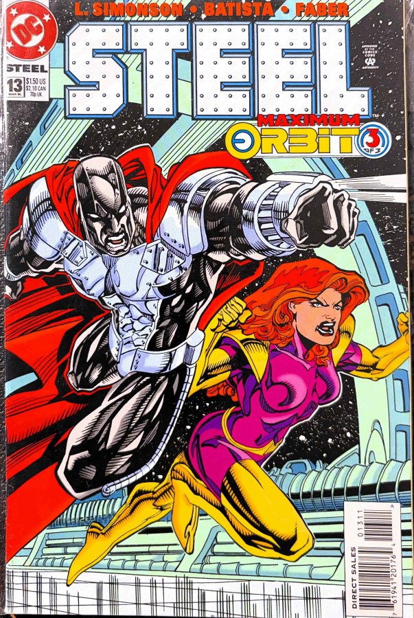 Steel #13 (1995) DC First Printing cover