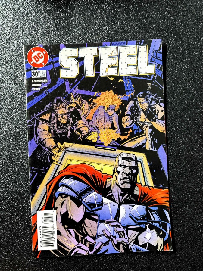 Steel #30 (1996) DC First Printing cover