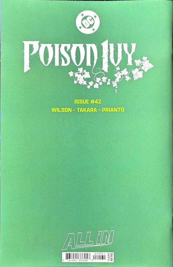 Poison Ivy #42 (2026) DC Cover F Symbol Virgin Variant cover