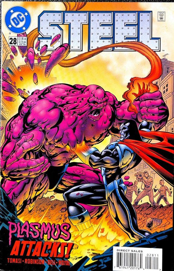 Steel #28 (1996) DC First Printing cover