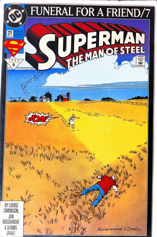 Superman: The Man of Steel #21 (1993) DC cover