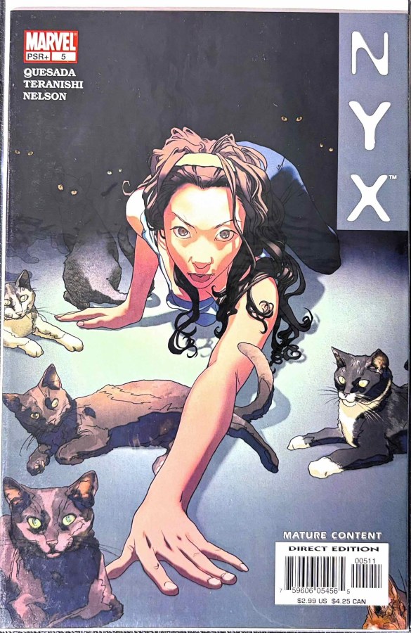 NYX #5 (2004) Marvel cover