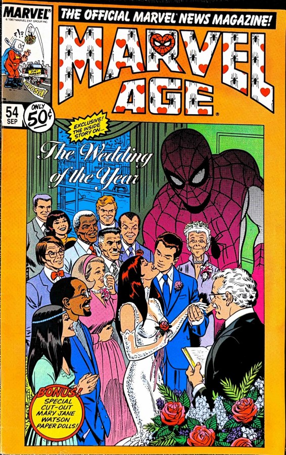 Marvel Age #54 (1987) cover