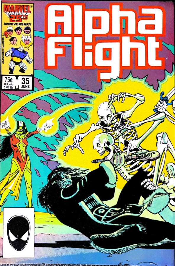 Alpha Flight #35 (1986) Marvel cover