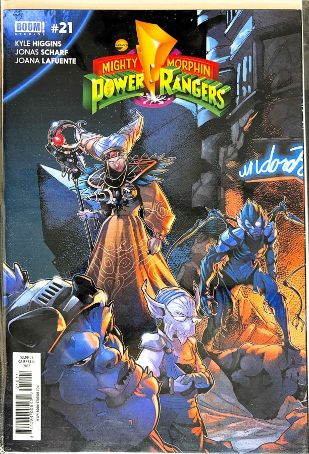 Mighty Morphin Power Rangers #21 (2017) BOOM! Studios cover