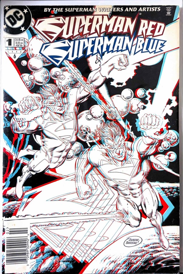 Superman Red Superman Blue #1 (1998) DC cover