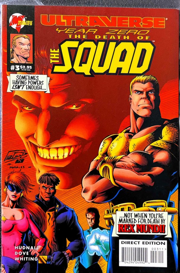 Ultraverse: Year Zero - The Death of the Squad #3 (1995) Malibu cover