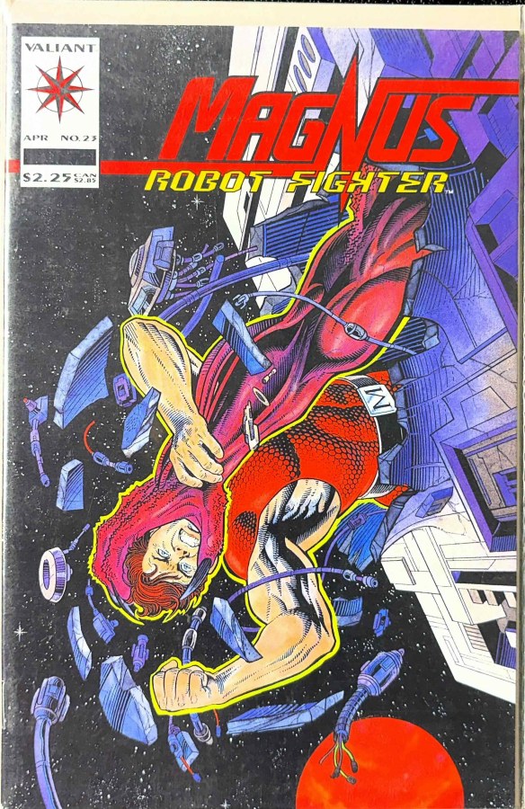 Magnus Robot Fighter #23 (1992) Valiant cover