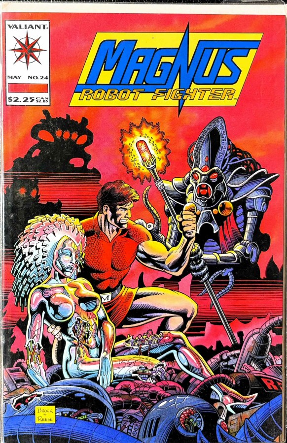 Magnus Robot Fighter #24 (1993) Valiant cover