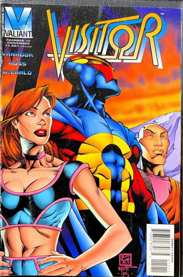 The Visitor #12 (1995) Valiant / Acclaim Comics First Printing cover