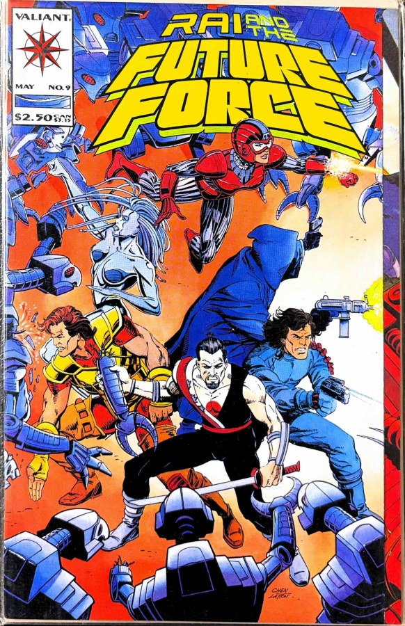 Rai and the Future Force #9 (1993) Valiant cover