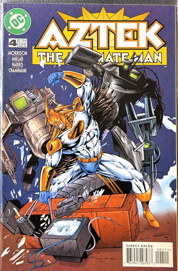 Aztek: The Ultimate Man #4 (1996) DC cover