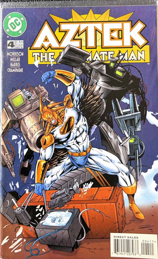 Aztek: The Ultimate Man #4 (1996) DC cover