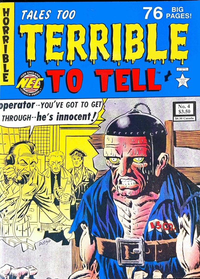 Tales Too Terrible To Tell #4 (1991) New England Comics cover