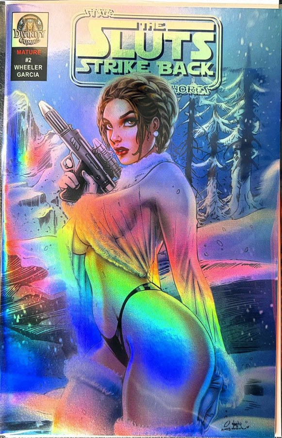 Star Whores: Episode V - The Sluts Strike Back #2 (2025) Divinity Comics cover