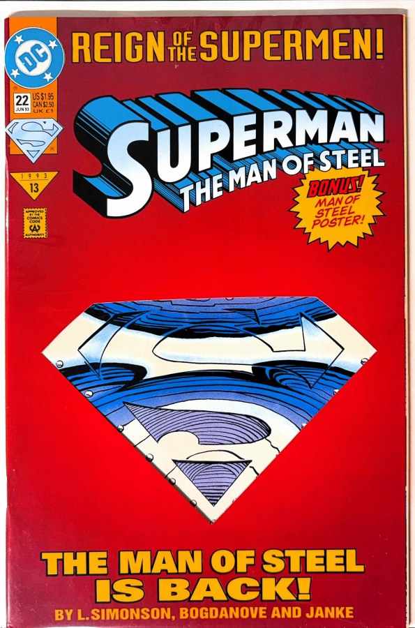 Superman: The Man of Steel #22 (1993) DC cover