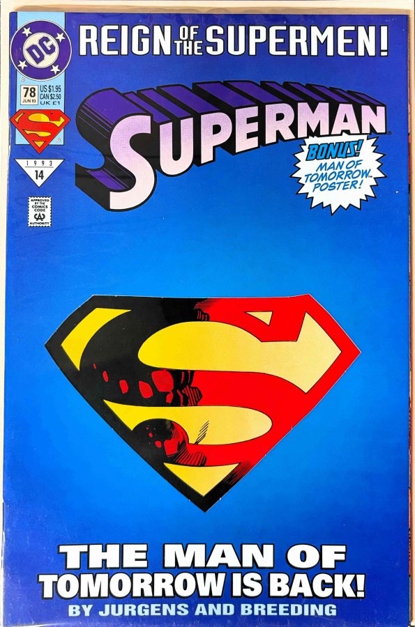 Superman #78 (1993) cover