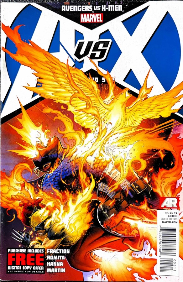 Avengers vs. X-Men #5 (2012) Marvel cover