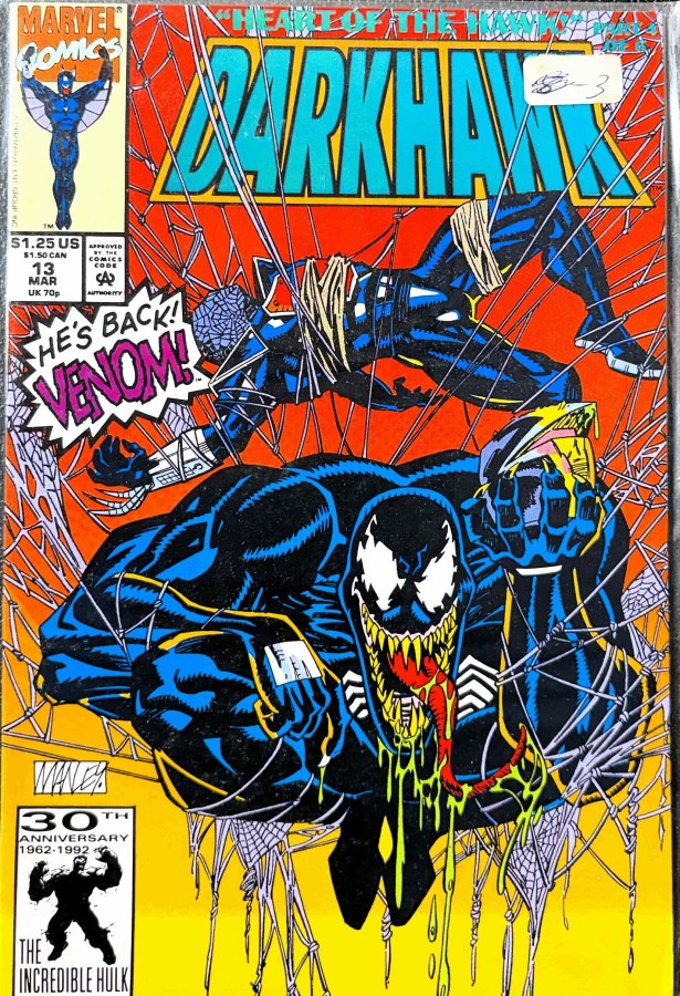 Darkhawk #13 (1992) cover