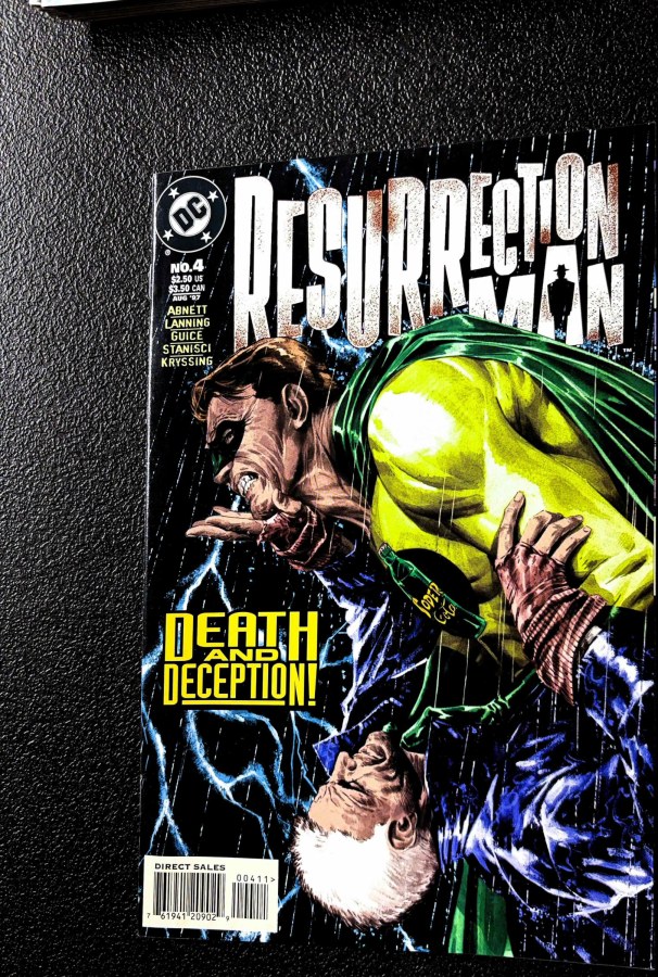Resurrection Man #4 (1997) DC cover