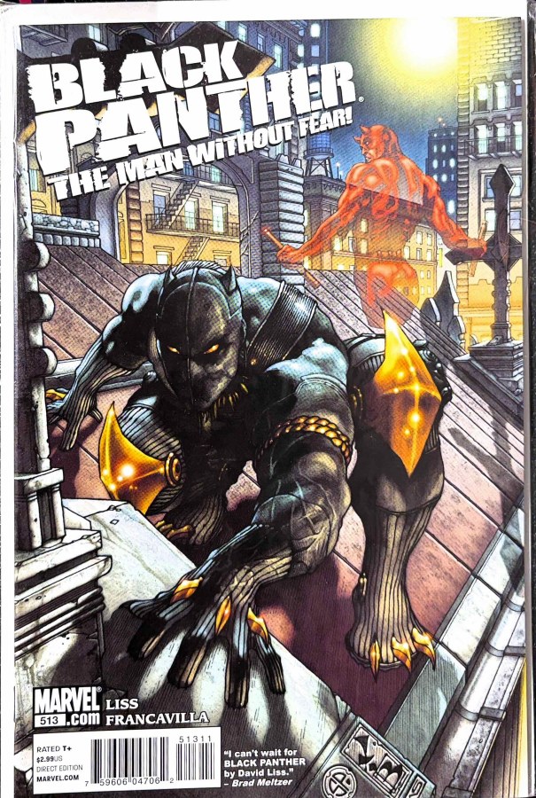 Black Panther: The Man Without Fear #513 (2011) Marvel First Printing cover