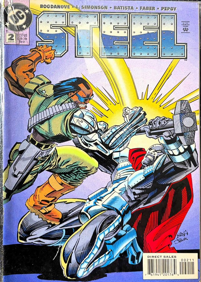 Steel #2 (1994) DC First Printing cover