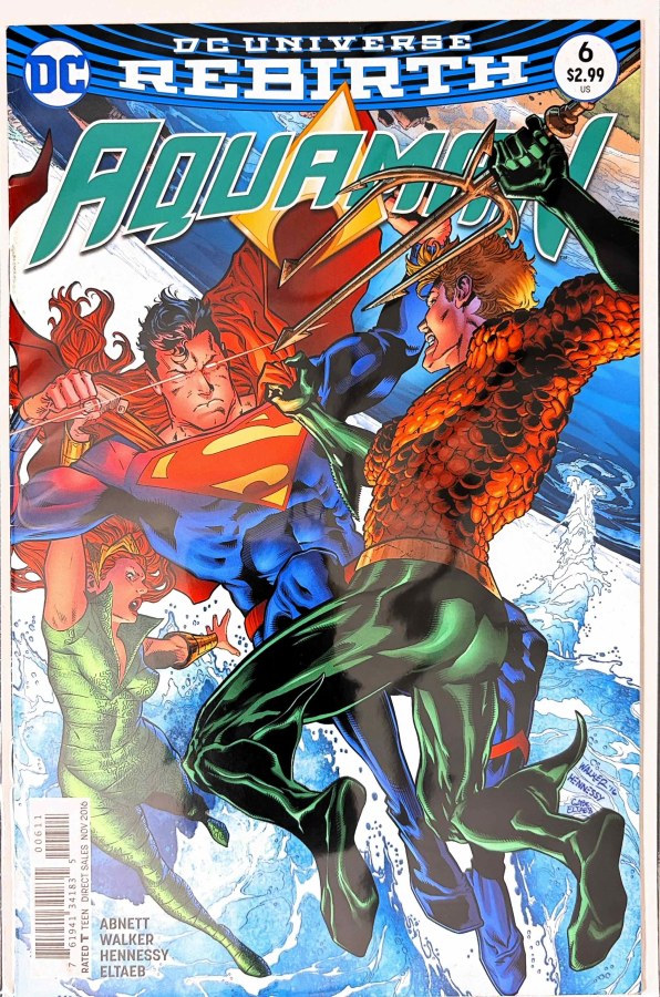 Aquaman #6 (2016) DC First Printing cover