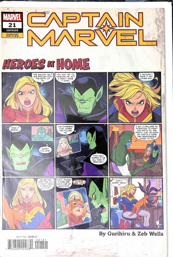 Captain Marvel #21 (2020) cover