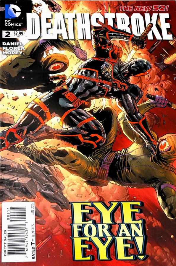 Deathstroke #2 (2015) DC First Printing cover