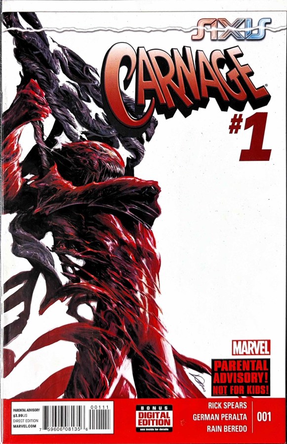 AXIS: Carnage #1 (2014) Marvel cover