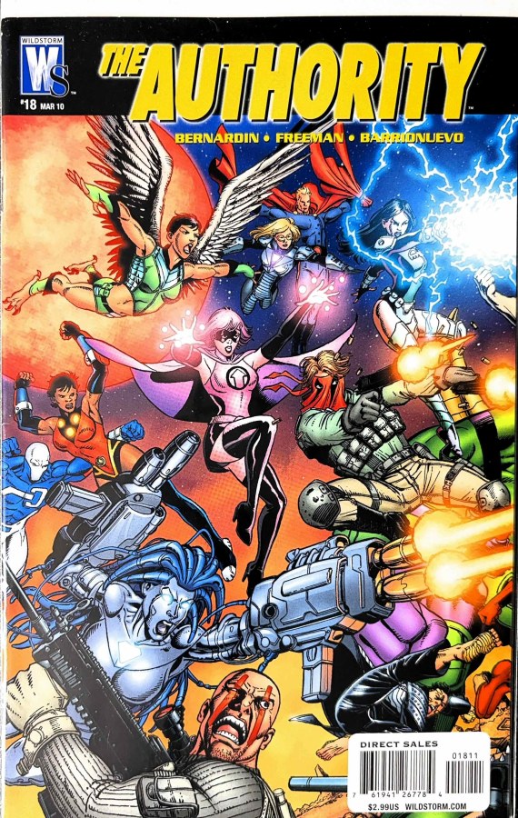The Authority #18 (2010) Wildstorm cover