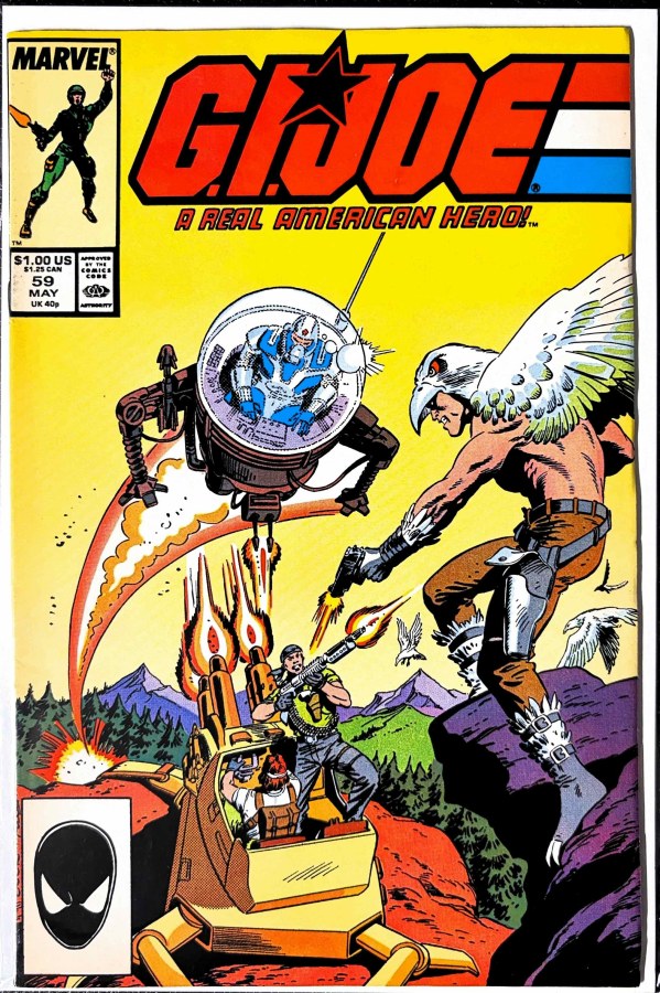 G.I. Joe: A Real American Hero #59 (1987) Marvel cover