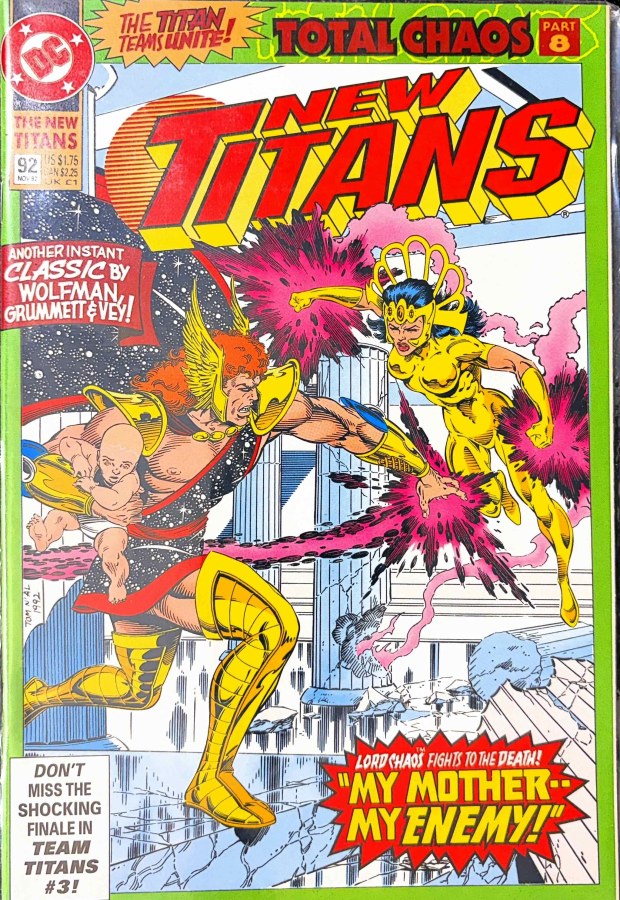 The New Titans #92 (1992) DC cover