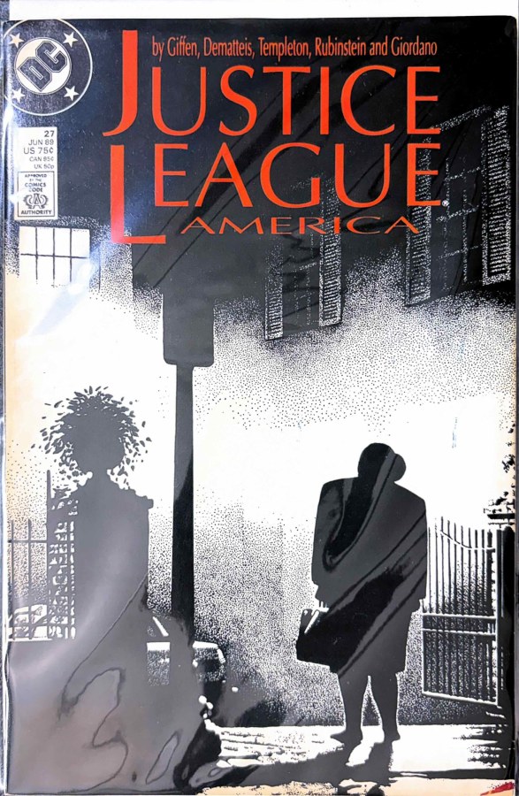 Justice League America #27 (1989) DC cover
