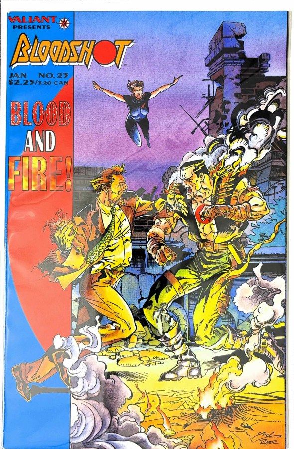 Bloodshot #23 (1995) Valiant cover