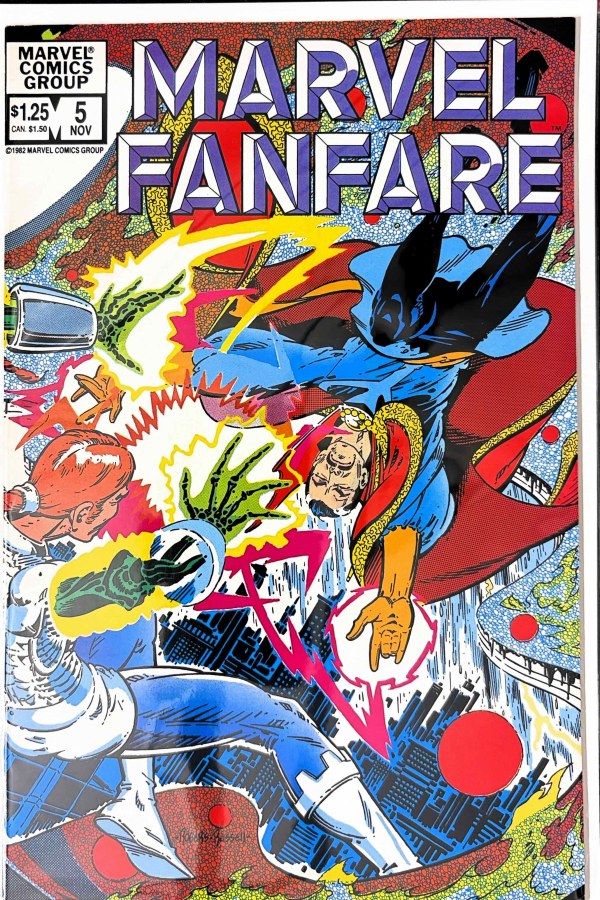 Marvel Fanfare #5, #17, #25-26 (4 issues, 1982-1986) cover