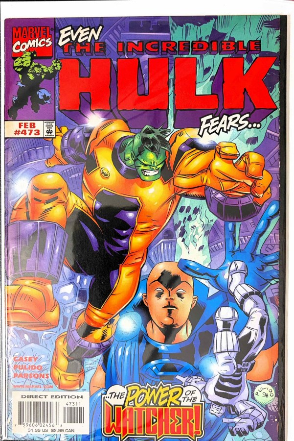 The Incredible Hulk #473 (1999) Marvel cover