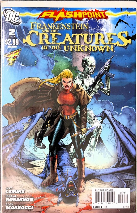 Flashpoint: Frankenstein & the Creatures of the Unknown #2 (2011) DC cover