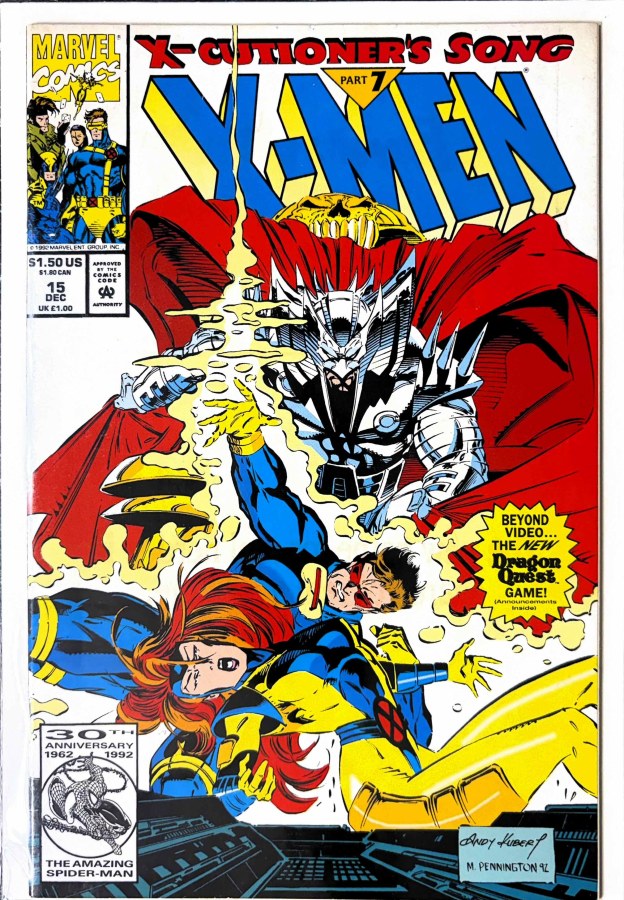 X-Men #15 (1992) Marvel cover