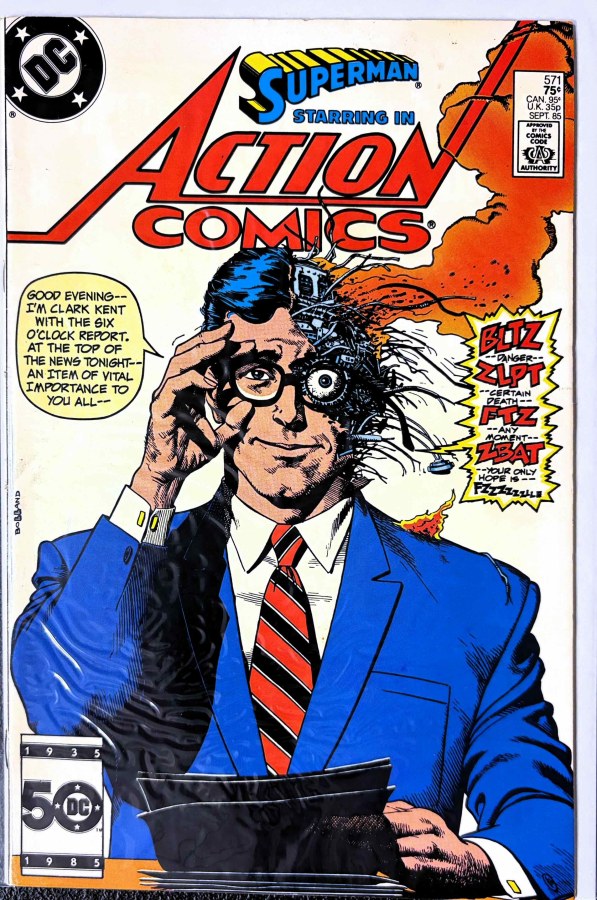 Action Comics #571 (1985) DC cover