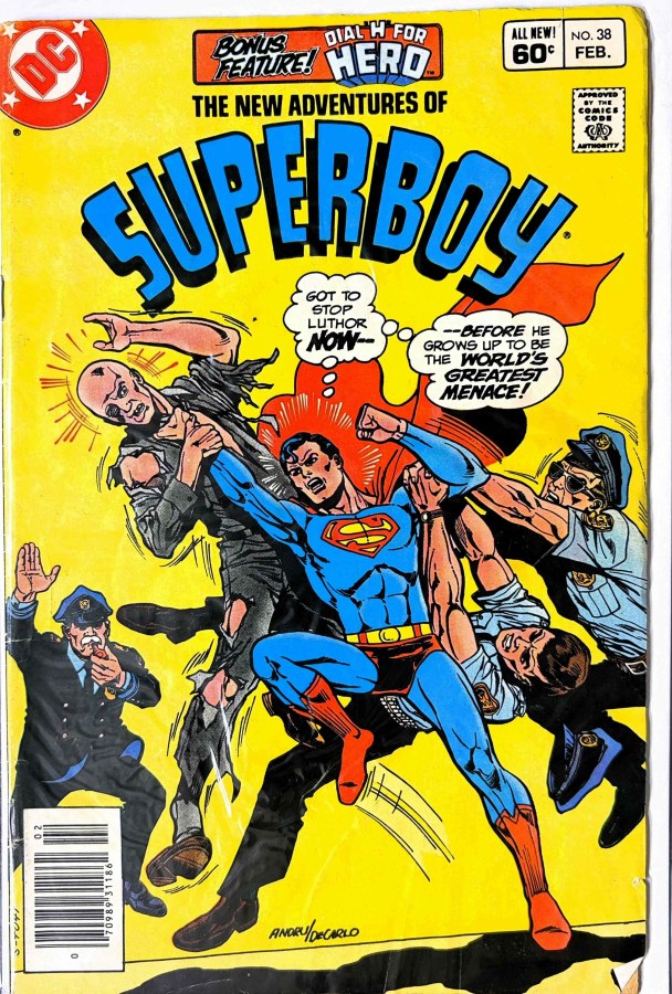 The New Adventures of Superboy #38 (1983) DC cover