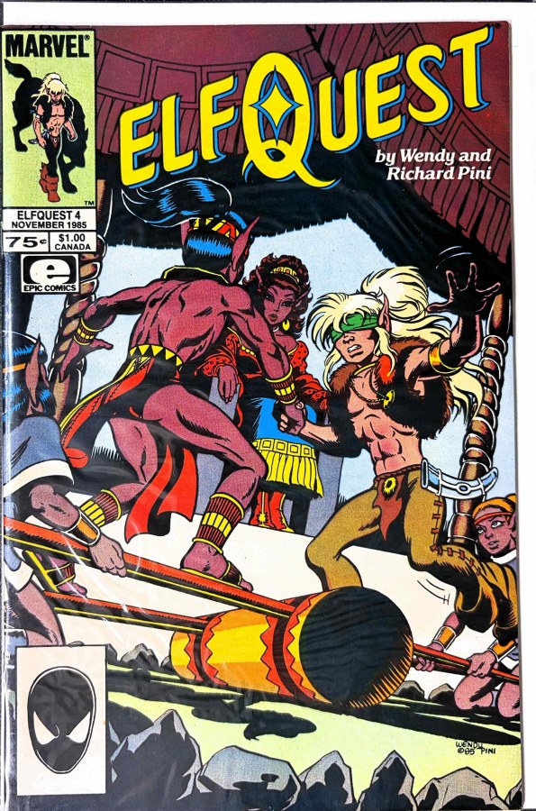 Elfquest #4 (1985) Marvel cover