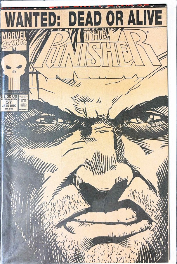 The Punisher #57 (1991) Marvel cover