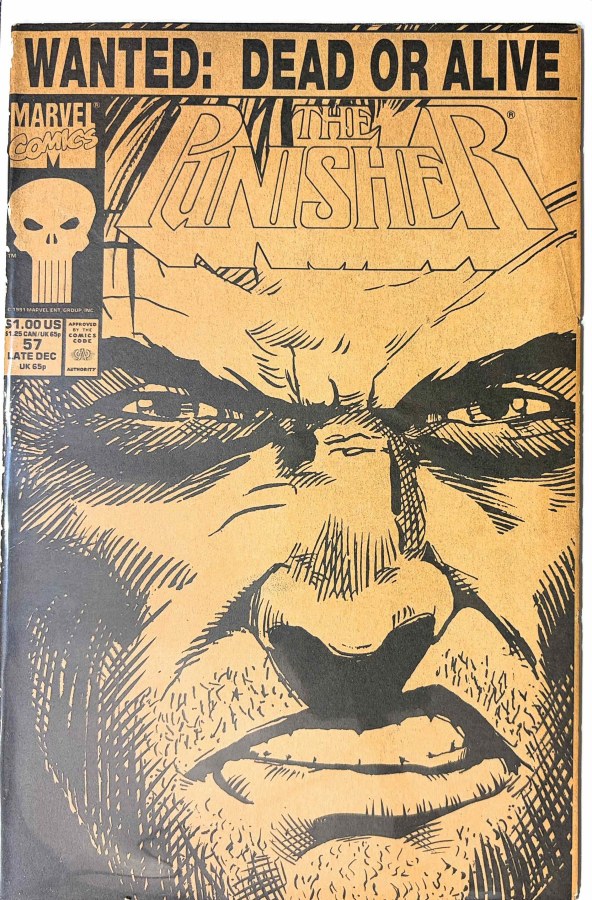 The Punisher #57 (1991) Marvel cover